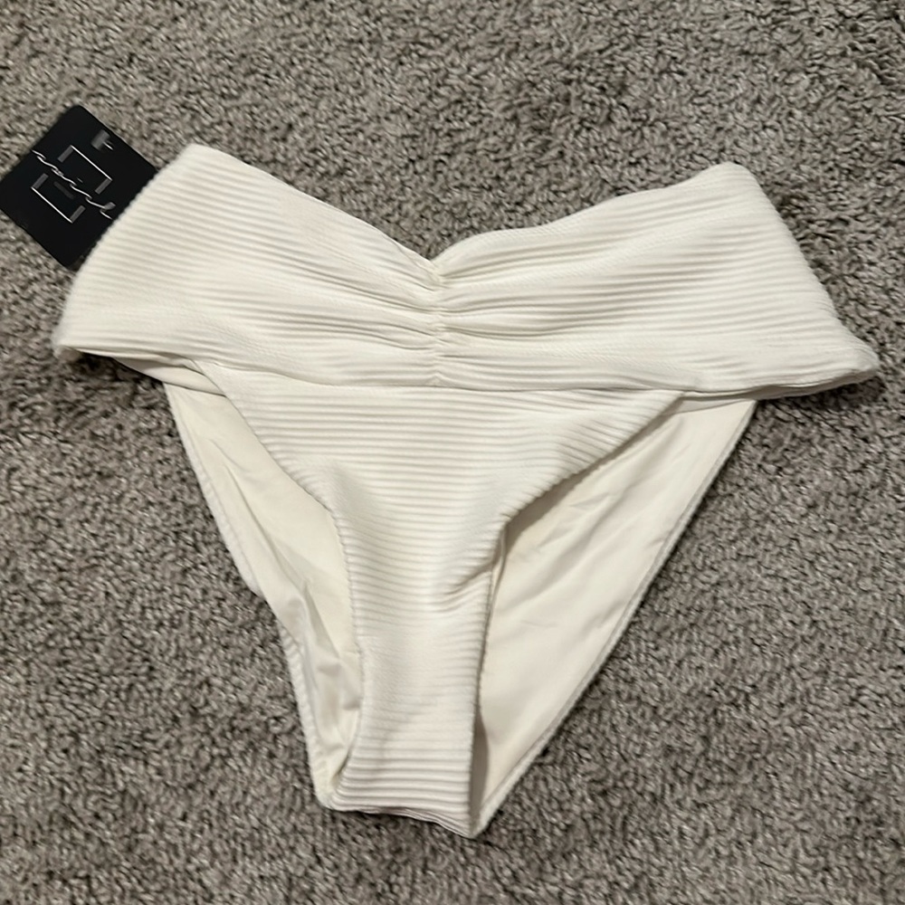 L*Space Ribbed Bikini Bottom Medium